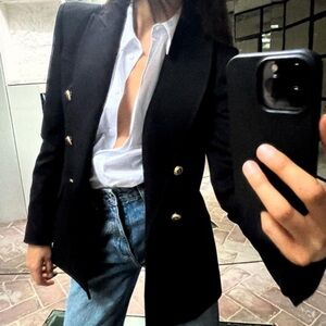 TAILORED DOUBLE BREASTED BLAZER Large